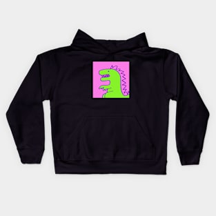 Bold, fun illustration of a T Rex dinosaur. Kids Hoodie